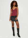 Lunya Top Burgundy