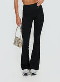 Energize Active Invisible Scrunch Flare Leggings Black