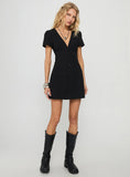 Loveliness Playsuit Black Tall
