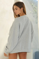 Texas Grey Crew Neck Sweatshirt