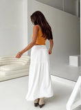 Dion Maxi Skirt White