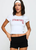 Stanford Comeback Top White