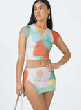 Bold Move Mini Skirt Multi
