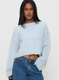 Elinda Knit Sweater Blue