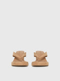 Kamiko Wedged Heels Tan Faux Suede