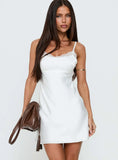 Serabelle Lace Mini Dress White