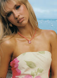 Gracious Beaded Necklace Orange