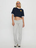UC San Diego Cropped Soccer Jersey Tee Blue