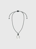 Star Quality Pendant Necklace Black Silver