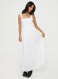 Lorinda Maxi Dress White Lower Impact