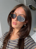 Best Shot Oval Sunglasses Tort Black