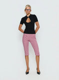 Rossie Capri Pants Red Gingham