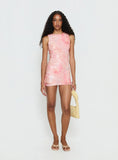 Yumiko Sequin Romper Pink Floral