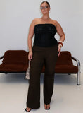 Kinkirk Flared Pants Chocolate Curve
