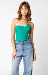 Cassia Green Halter Top