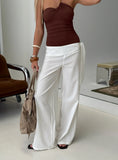 Wave Dancer Tie Pant White