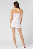 Tasha White Sheer Cover Up Dress