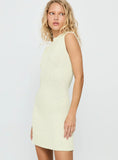 Kandy Knit Mini Dress Cream