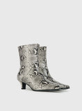 Therapy Shade Boots Black White Snake