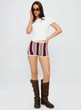 Palm Reader Shirred Top White