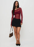 Duet Bodysuit Burgundy