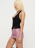 Rhode Mini Skort Mauve Stripe