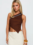 Frankle Top Chocolate Blue