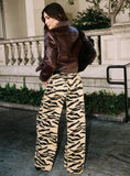 Ramos Low Rise Wide Leg Jeans Tiger