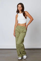 Charly Olive Cargo Pants