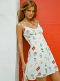 Jaye Mini Dress White Multi