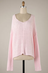 Bradford Baby Pink Oversized Sweater
