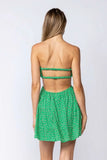 Rachel Green Floral Print Strapless Mini Dress