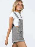 Kacey Short Overalls Grey