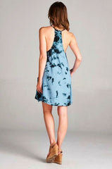 Second Chance Tie Dye Racerback Swing Dress