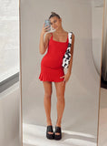 Kiribati Mini Dress Red