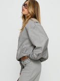 Kenny Bomber Jacket Cream Check