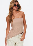 Paxon Asymmetrical Top Beige