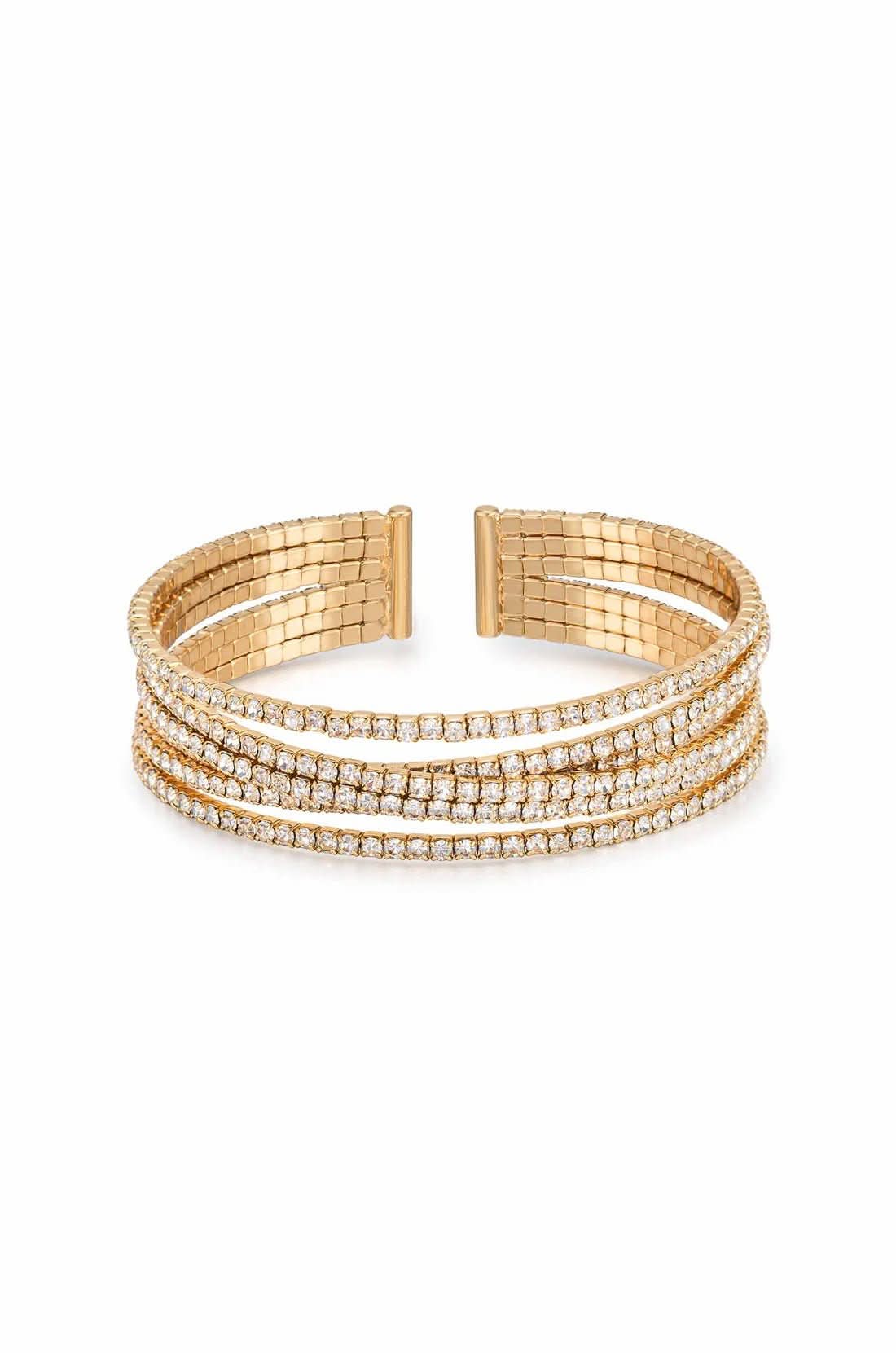 Ettika Crystal Strand Cuff