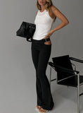 Yves Pant Onyx Pinstripe