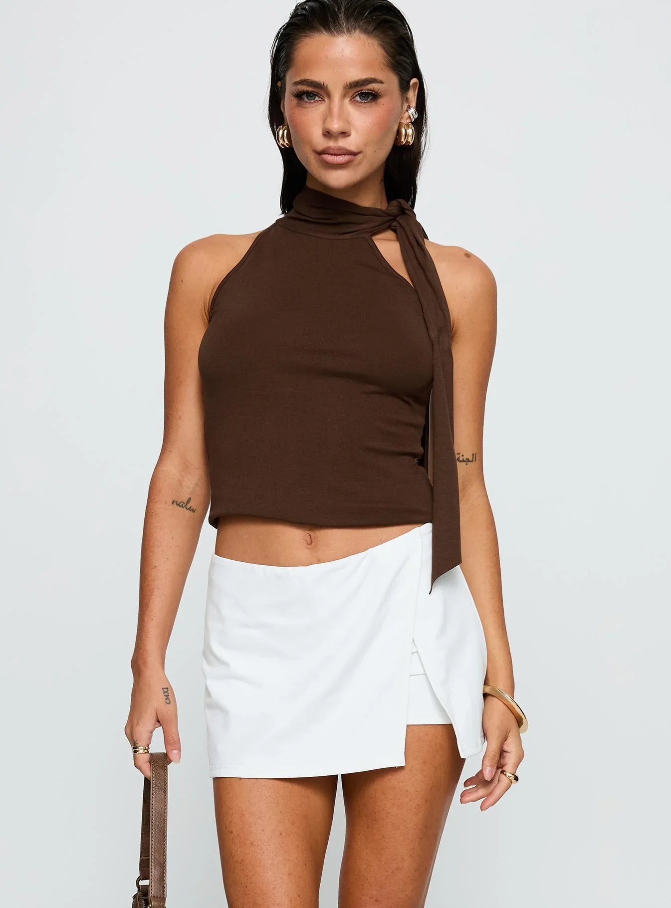For The Thrill Skort White