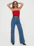 Zephee High Rise Wide Leg Jeans Light Wash Tall