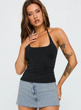 Ezekiel Nylon Top Black