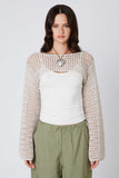 Savannah Stone Crochet Shrug