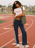 Maranie Pants Navy White