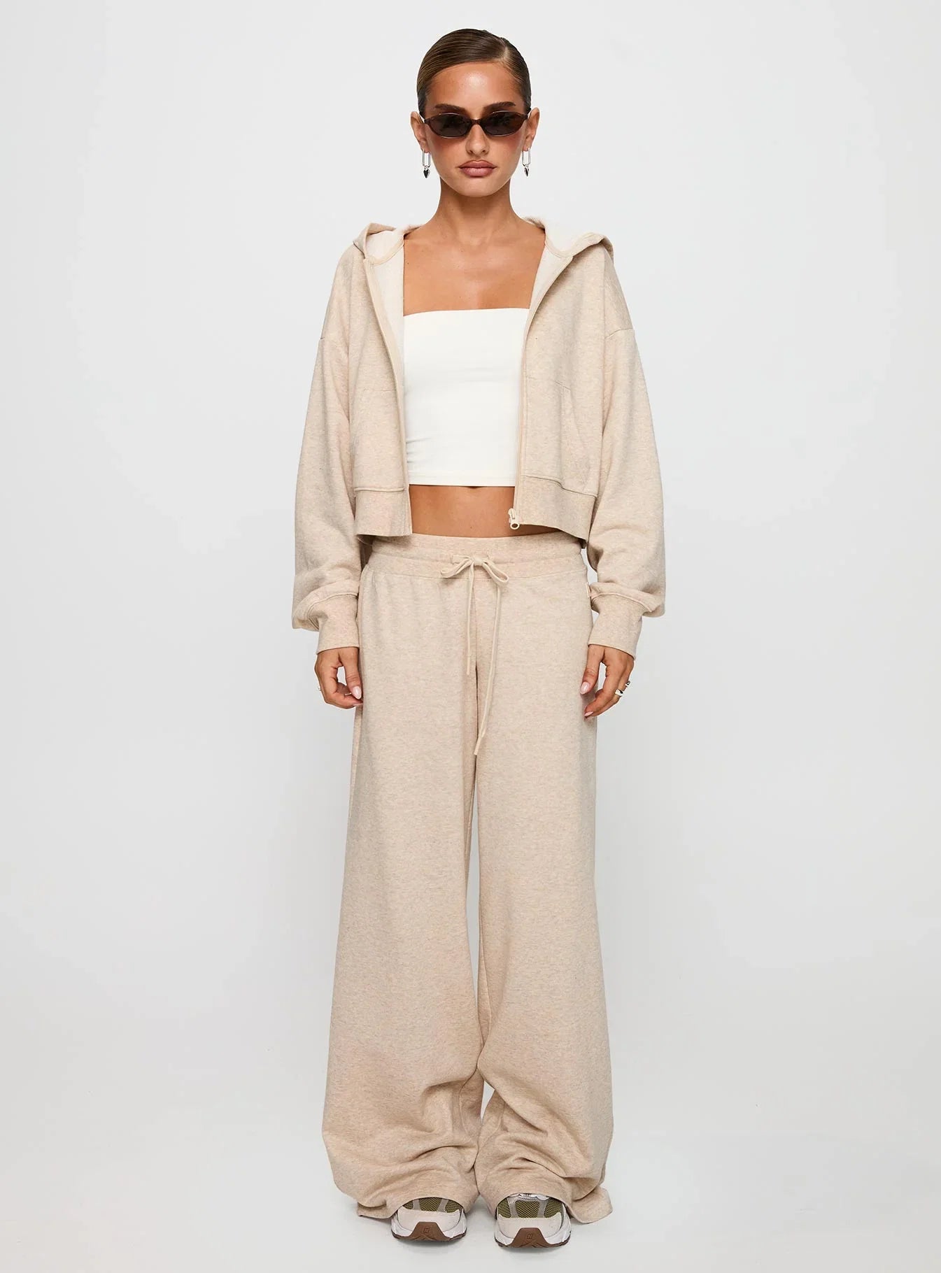 Mindful Low Rise Pant Oat Marle