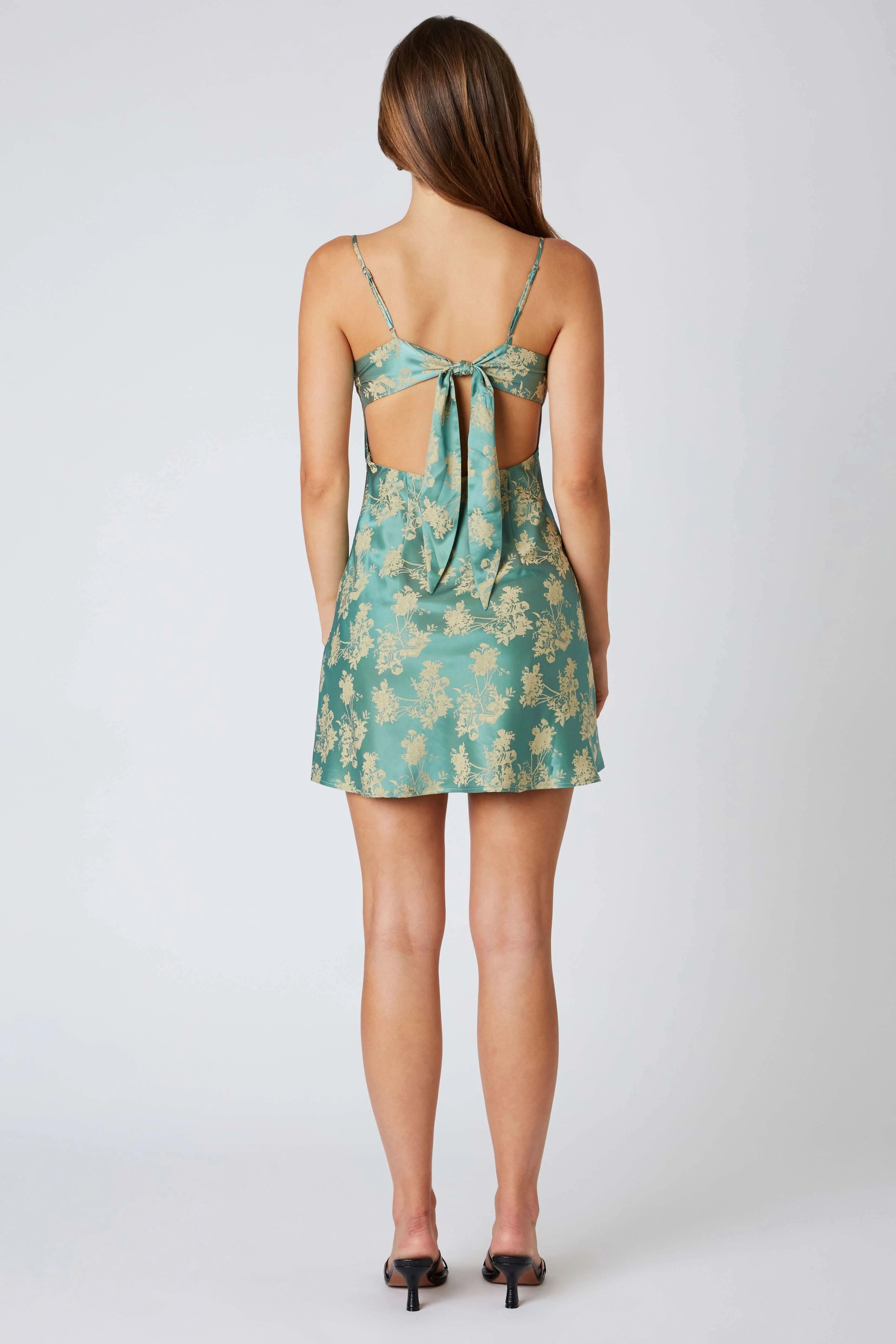 Reese Jade Floral Mini Dress