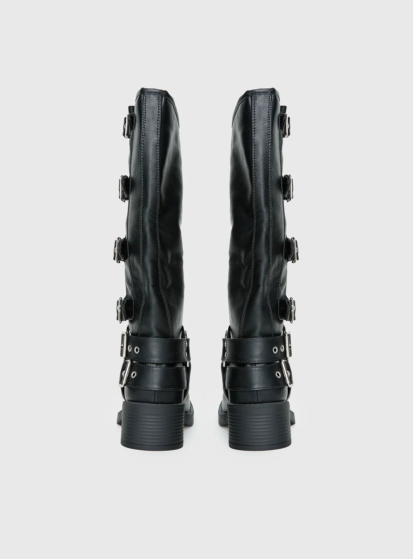 Buckle Down Boots Black