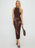 Fayola Maxi Dress Floral Brown