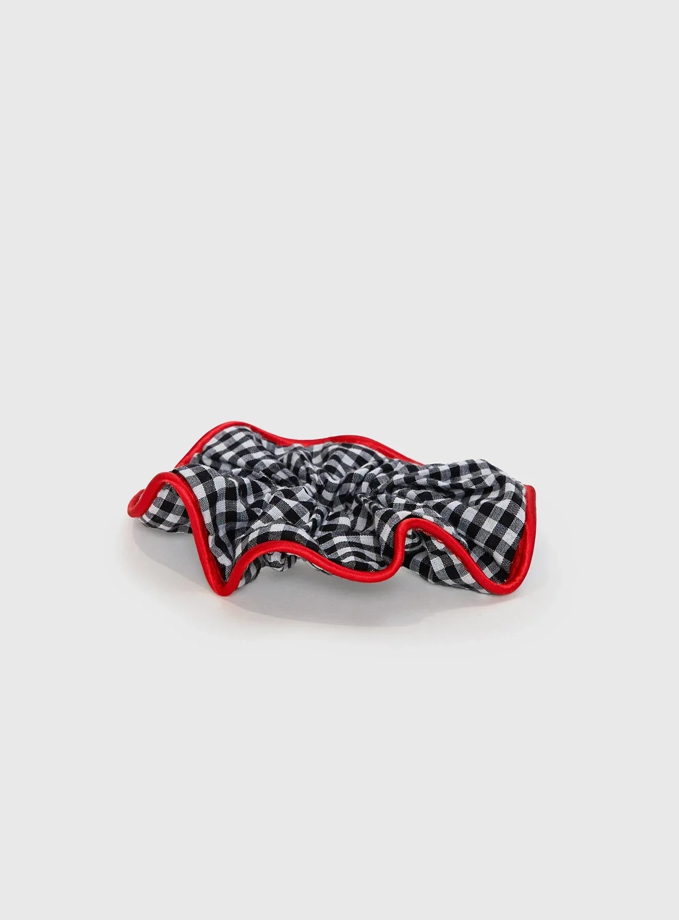 Every Second Scrunchie Black Gingham