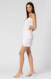 Tasha White Sheer Cover Up Dress
